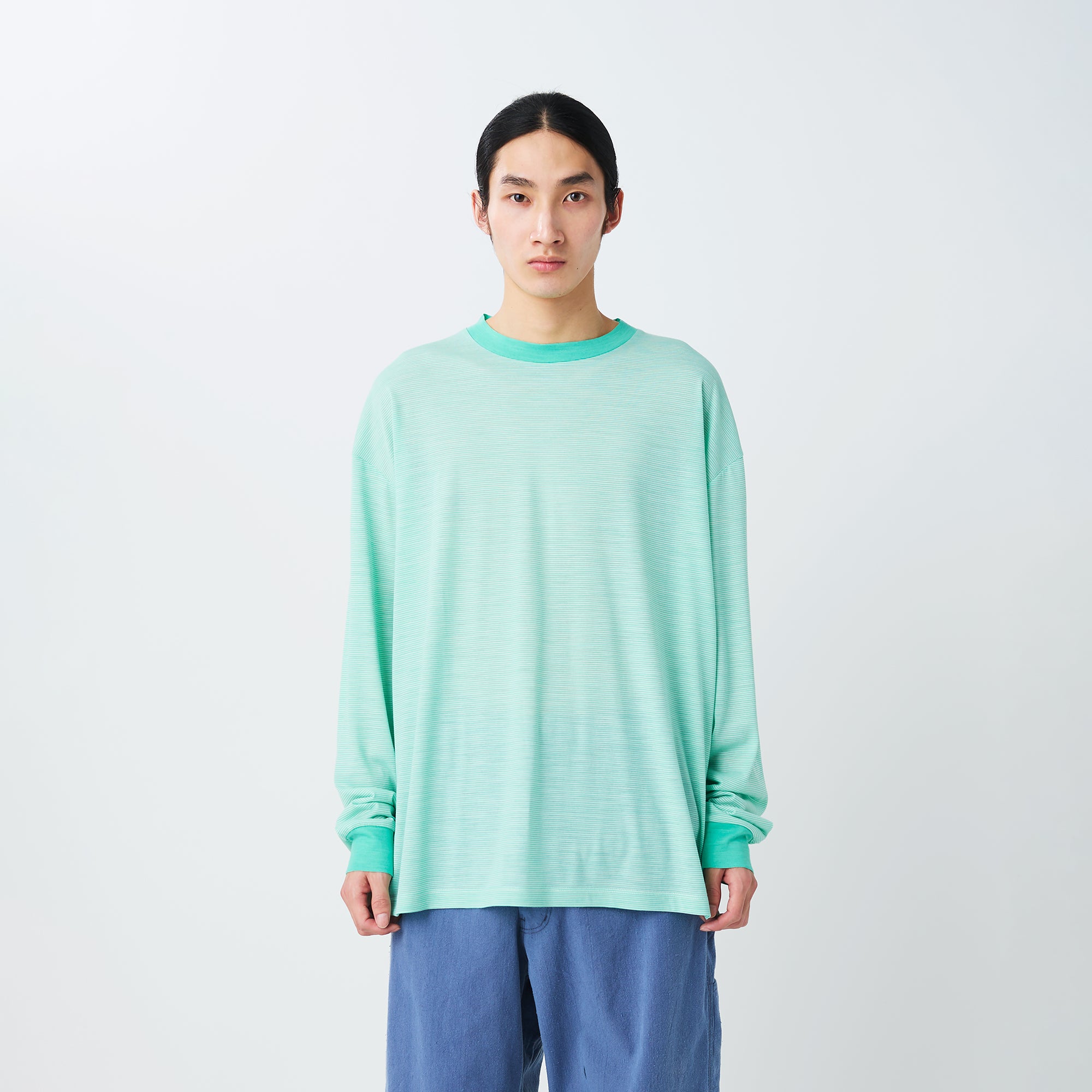 Summer Wool Stripe L/S T-Shirt - Snow Peak UK