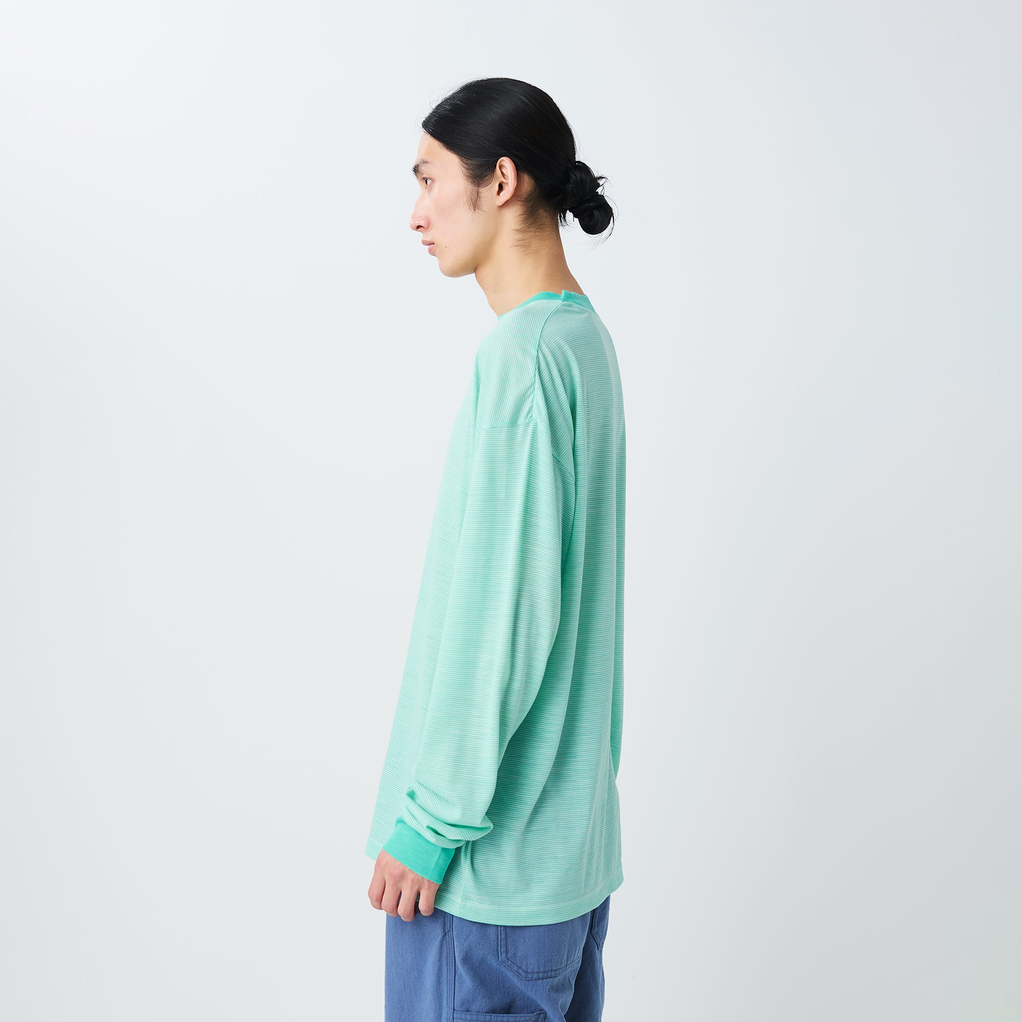 Summer Wool Stripe L/S T-Shirt - Snow Peak UK