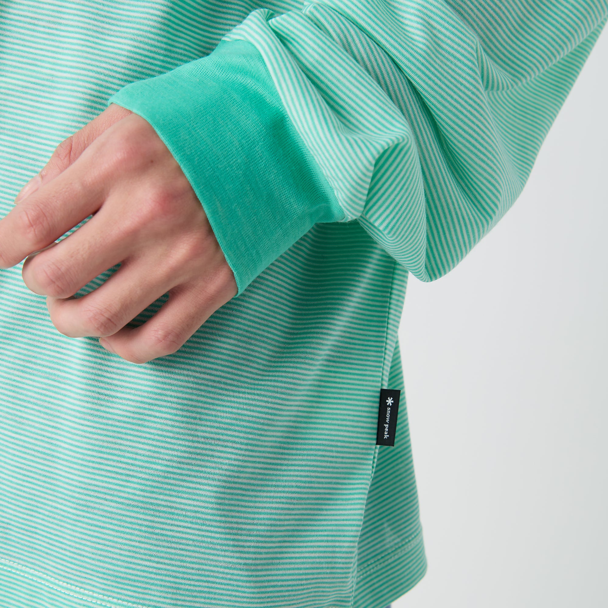 Summer Wool Stripe L/S T-Shirt - Snow Peak UK