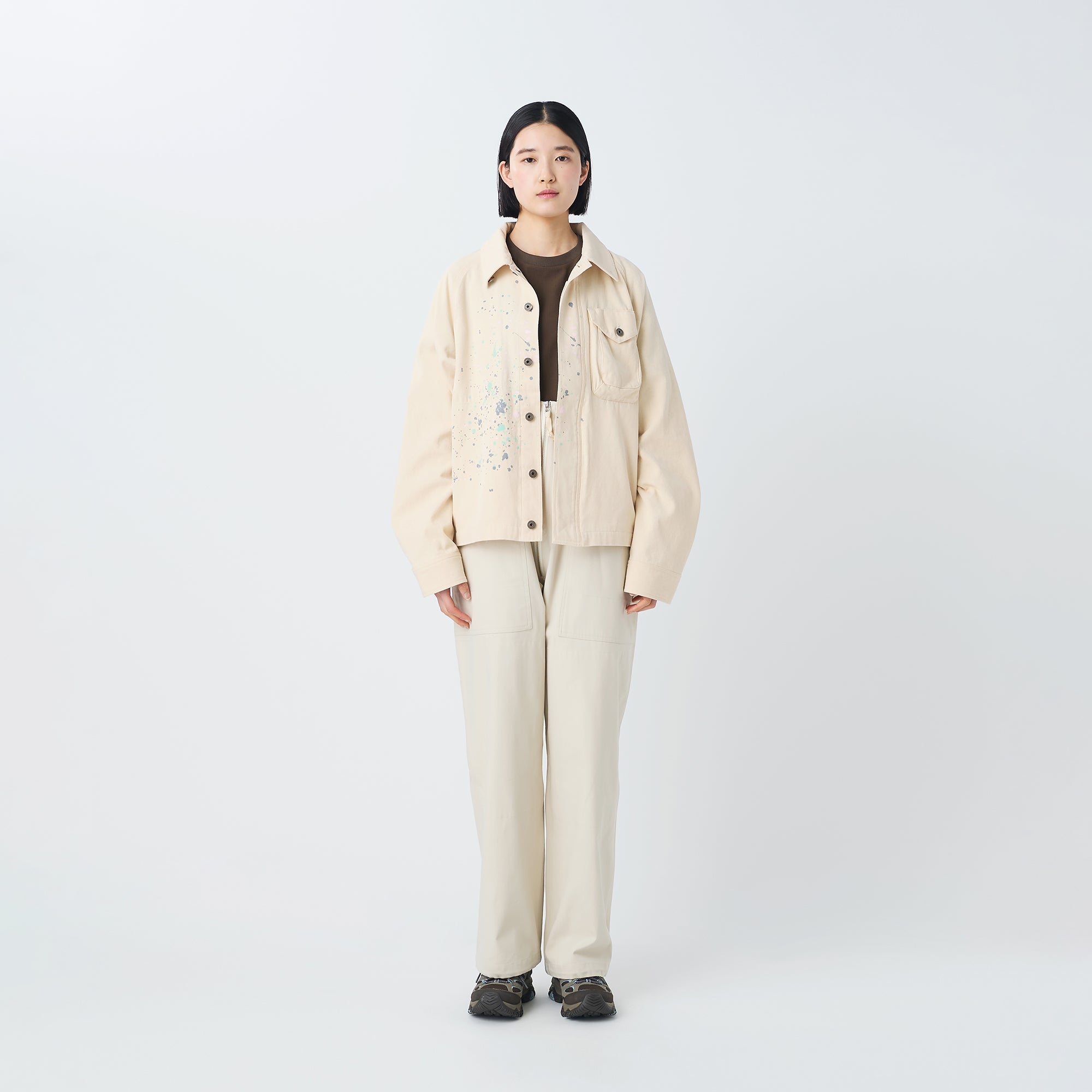 Sulphur Dyed Fade Painted Coverall - Snow Peak UK
