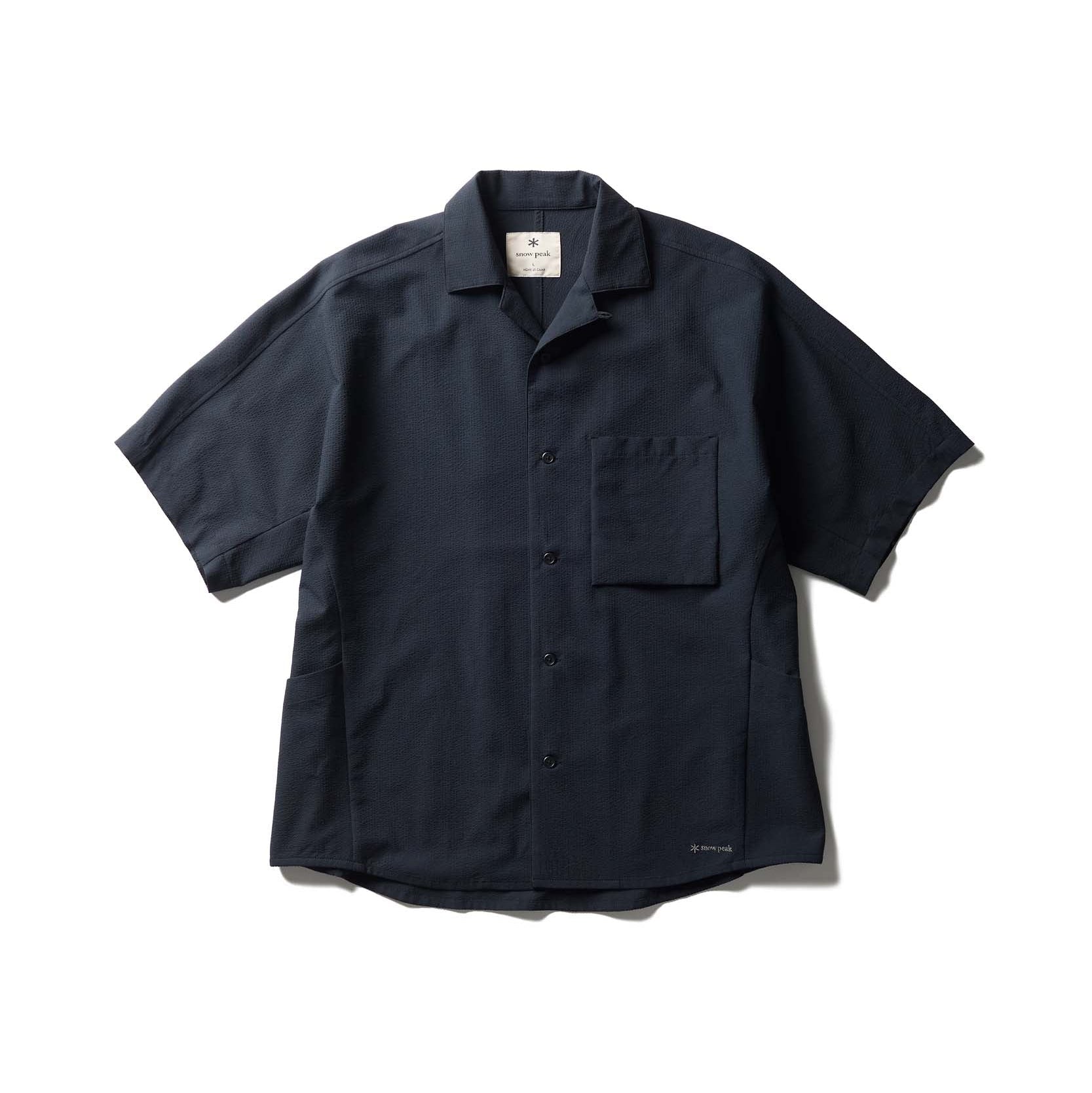 Airo Short Sleeve Shirt Black SH-26SU00911019 - Snow Peak UK