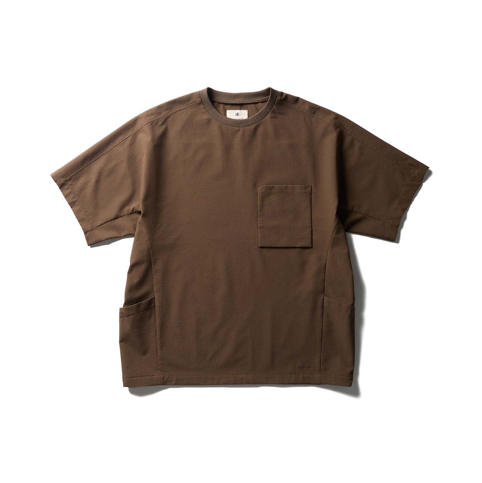 Airo Short Sleeve T-Shirt Brown CS-26SU01611032 - Snow Peak UK