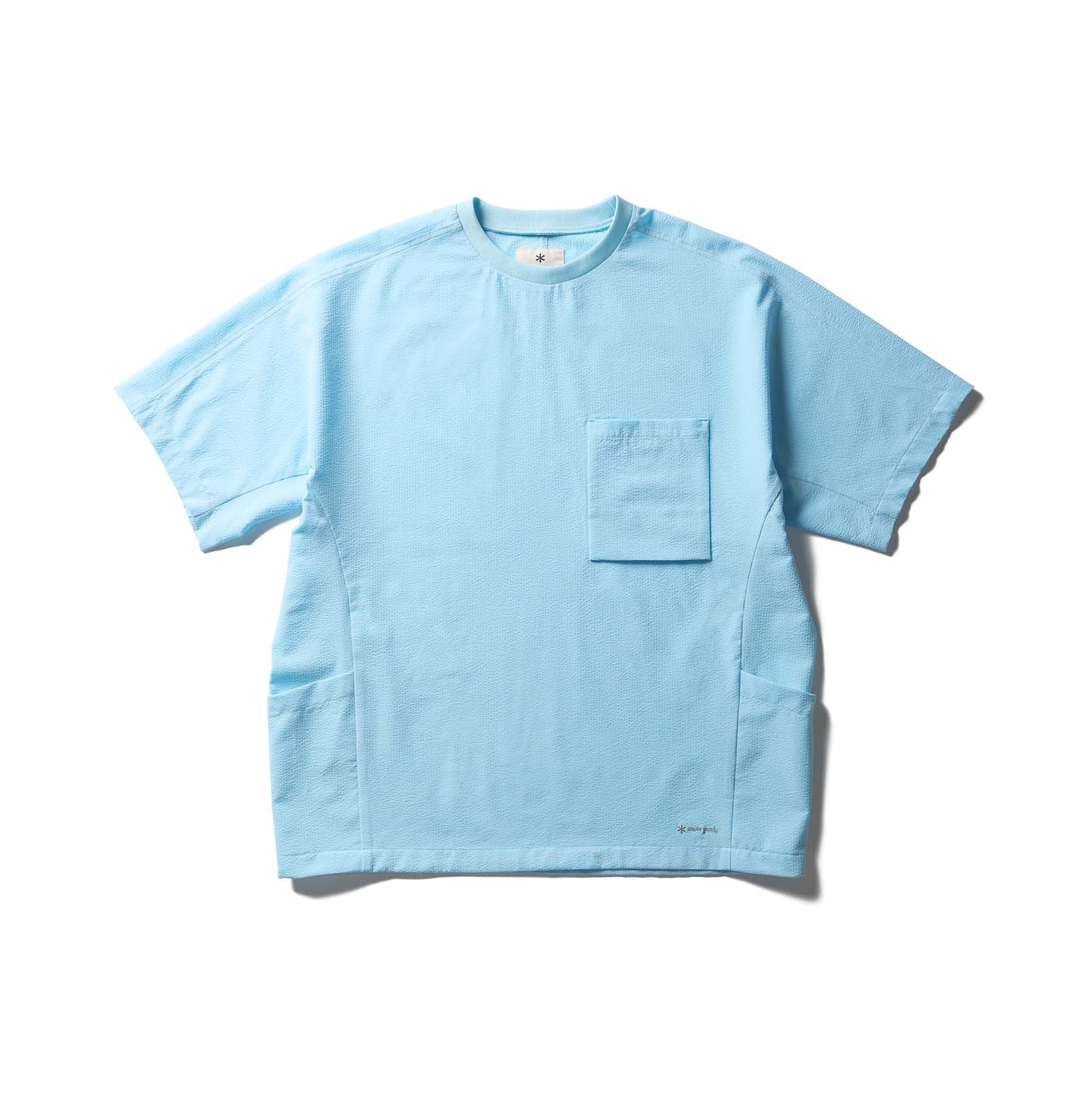 Airo Short Sleeve T-Shirt Light Blue CS-26SU01611071 - Snow Peak UK