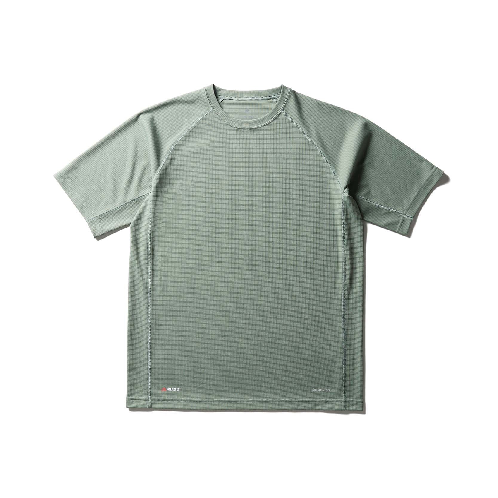 Polartec Power Dry T-Shirt Foliage CS-26SU01011061 - Snow Peak UK