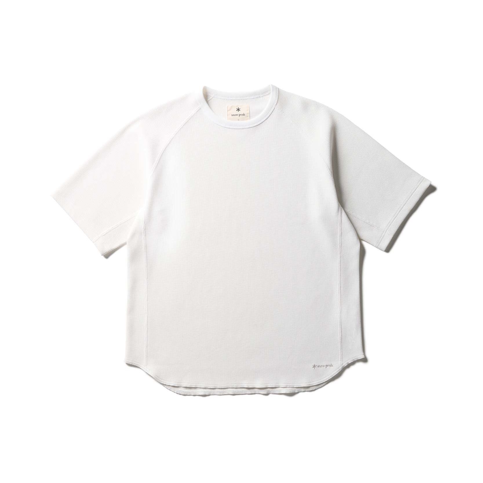 Dry Waffle T-Shirt Off White CS-26SU01211002 - Snow Peak UK