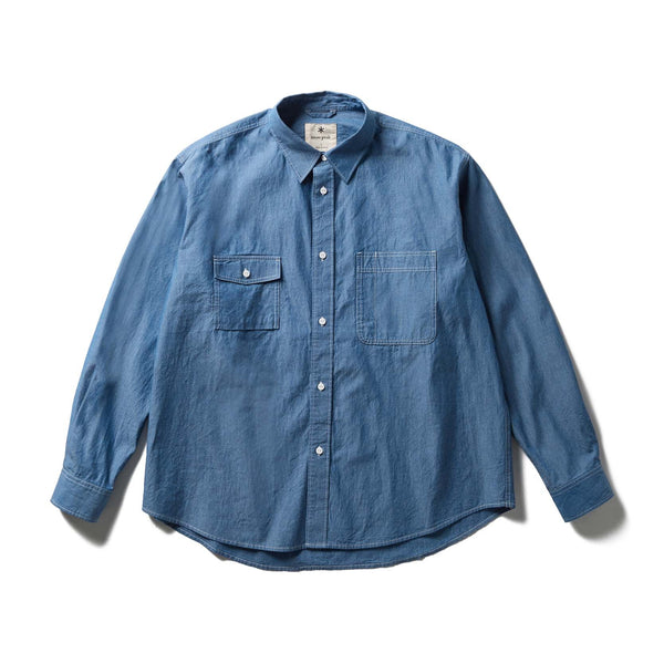 Chambray Work Shirt Blue SH-26SU00311072 - Snow Peak UK