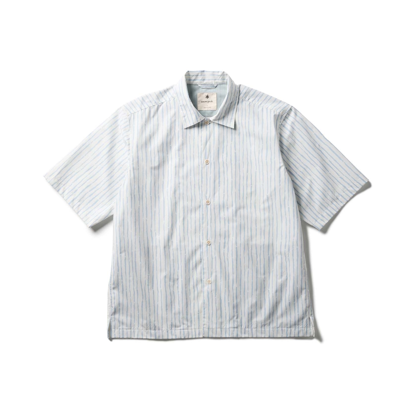 Patterned Take Shirt Light Grey SH-26SU01011011 - Snow Peak UK