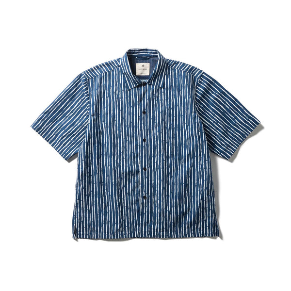 Patterned Take Shirt Navy SH-26SU01011074 - Snow Peak UK
