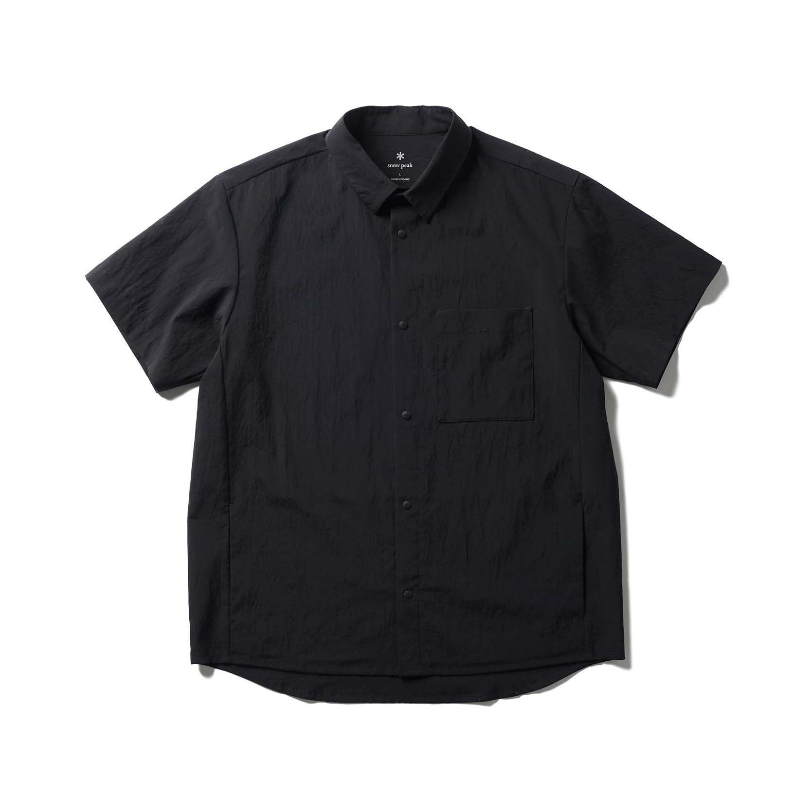 Breathable Quick Dry S/S Shirt Black SH-26SU00811019 - Snow Peak UK