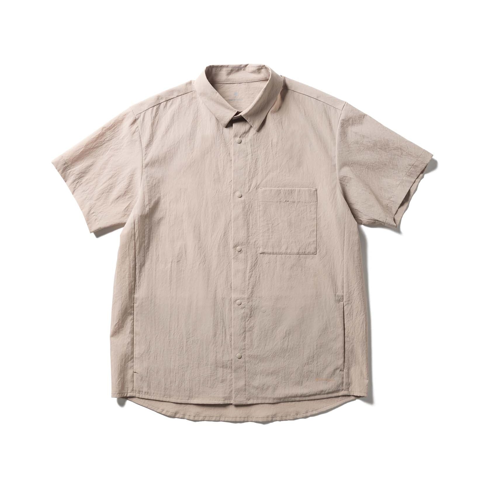 Breathable Quick Dry S/S Shirt Greige SH-26SU00811023 - Snow Peak UK