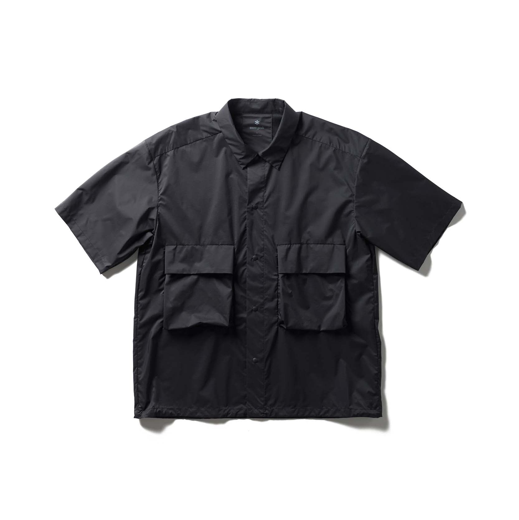 U.L. Double Weave Shirt Black SH-26SU00511019 - Snow Peak UK