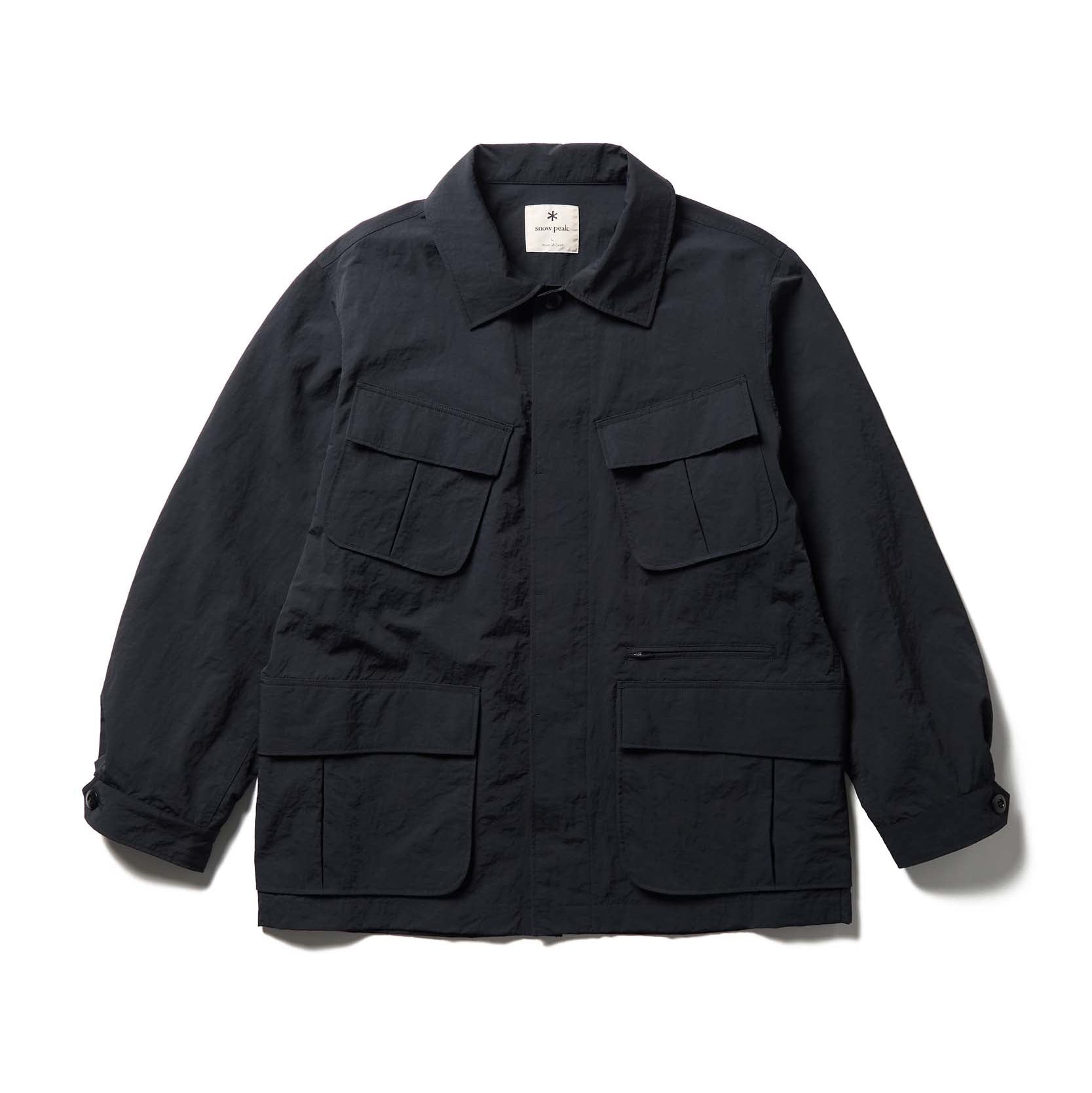 Nylon Washer Jacket Black JK-26SU00611019 - Snow Peak UK