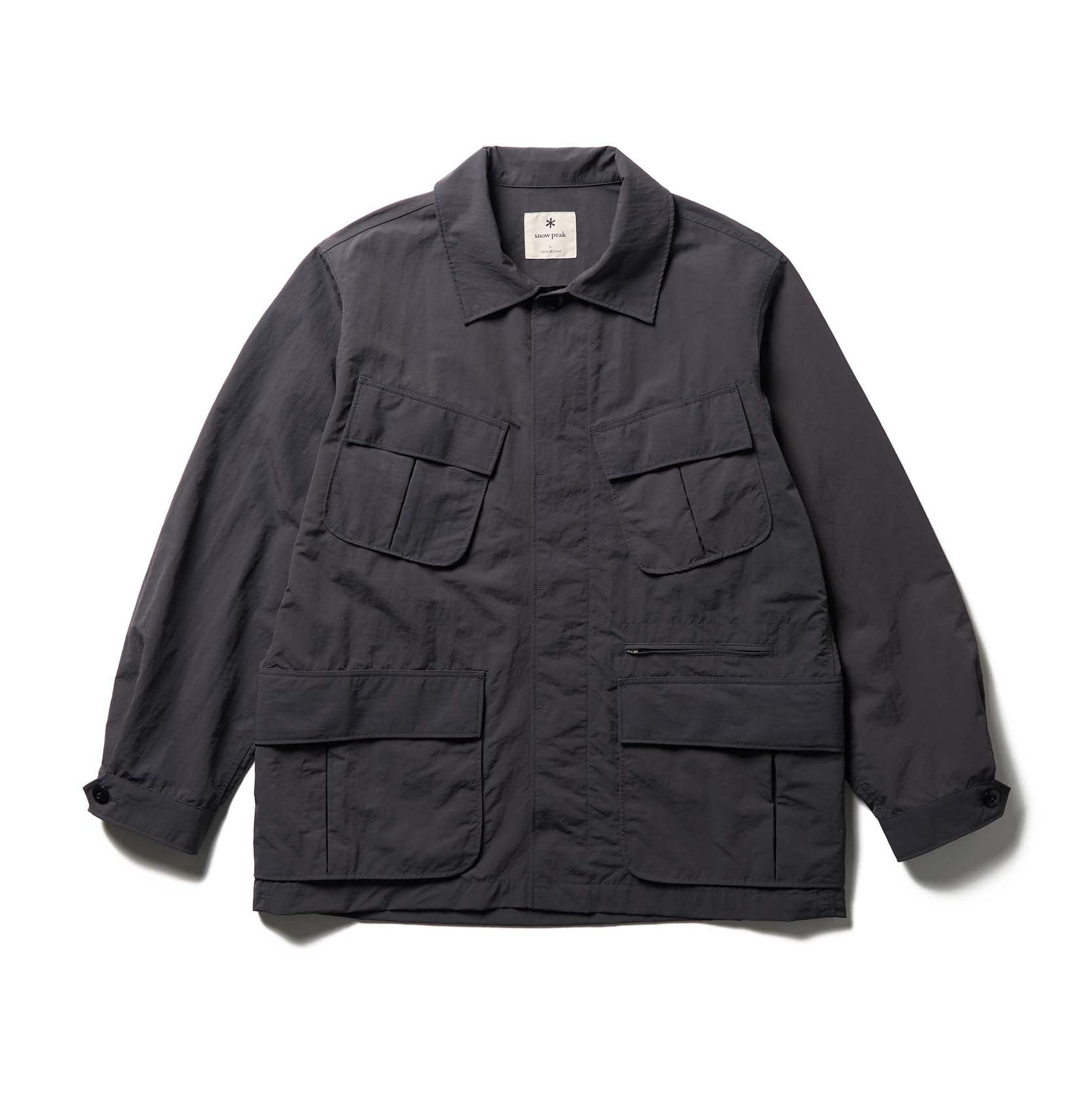 Nylon Washer Jacket Charcoal JK-26SU00611013 - Snow Peak UK