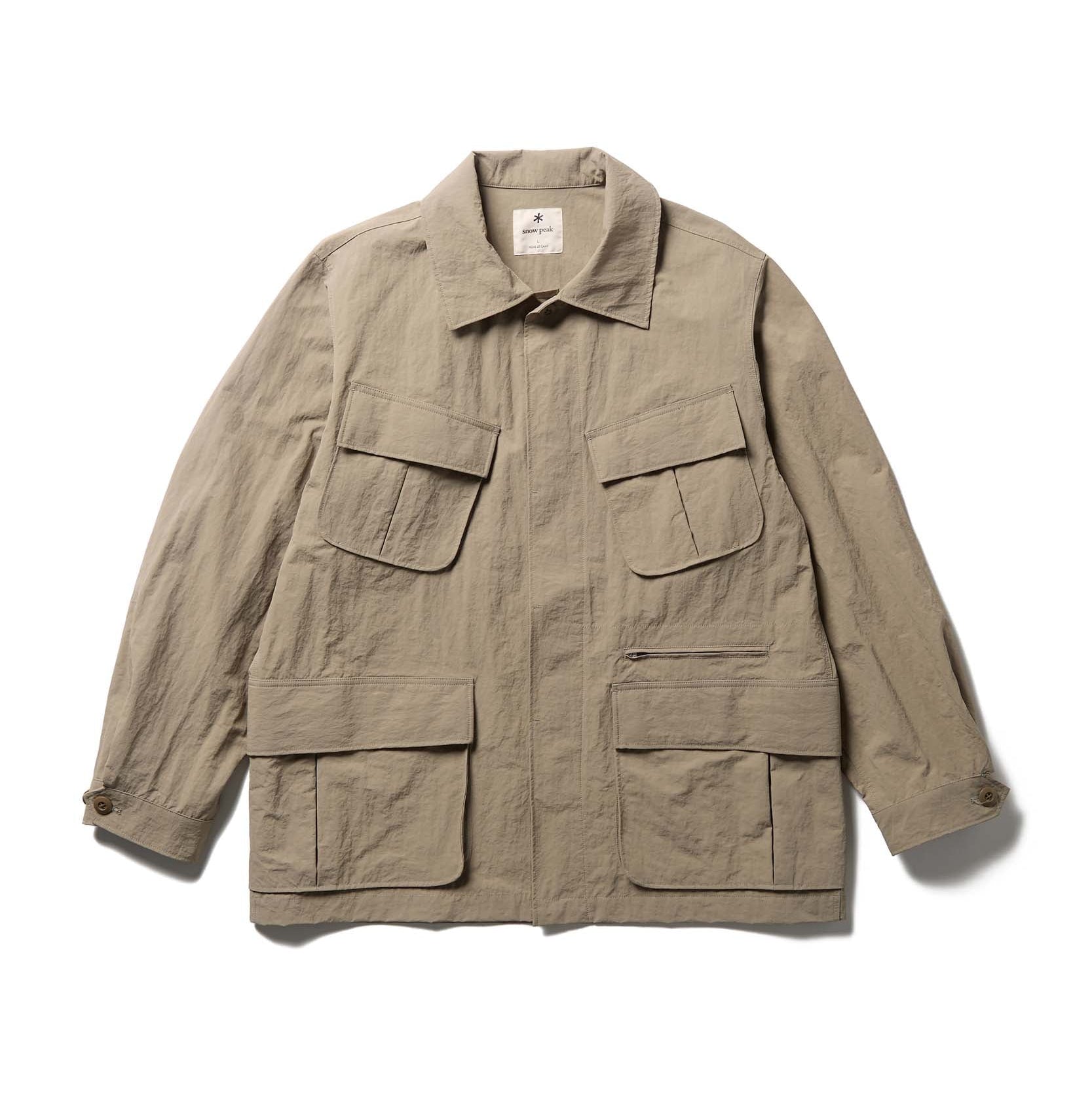 Nylon Washer Jacket Greige JK-26SU00611023 - Snow Peak UK