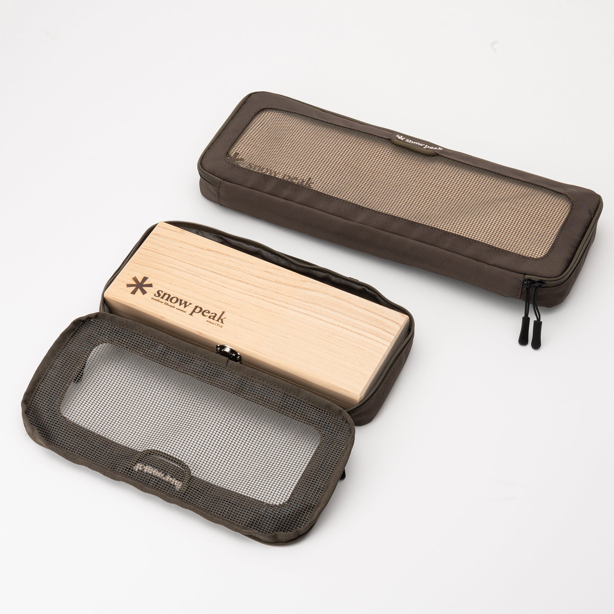 Kitchen Mesh Case Olive - Snow Peak UK