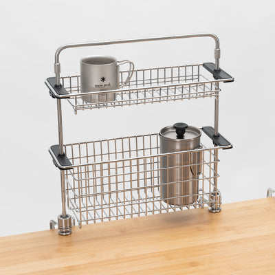 Table Top Architect Deep Mesh Tray Half Unit   - Snow Peak UK