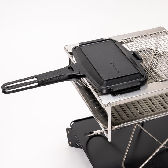 Cast Iron Sandwich Skillet   - Snow Peak UK