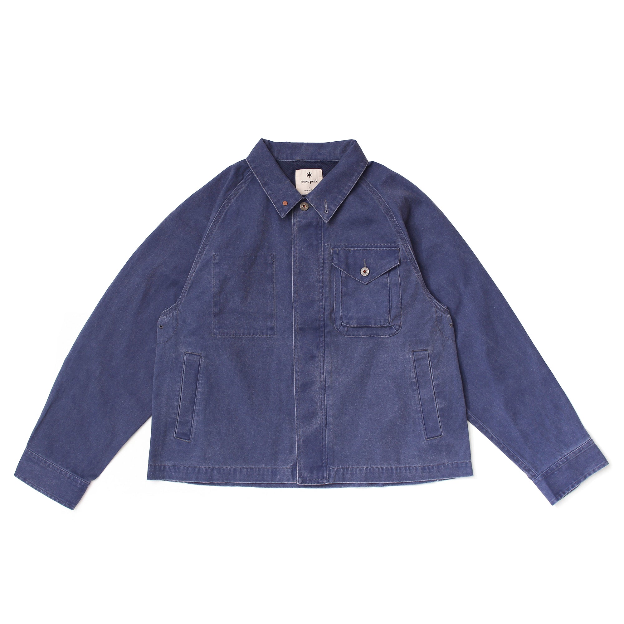  peak カバーオール M ダークブルー Sulphur Dyed Fade Coverall – Snow Peak