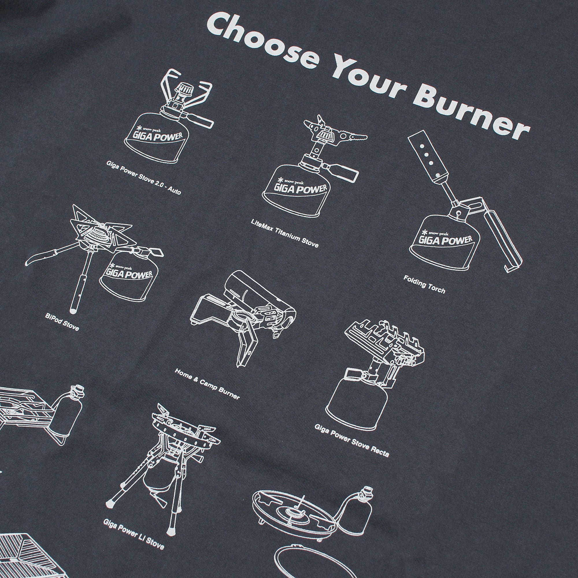 Choose Your Burner T Shirt - Snow Peak UK