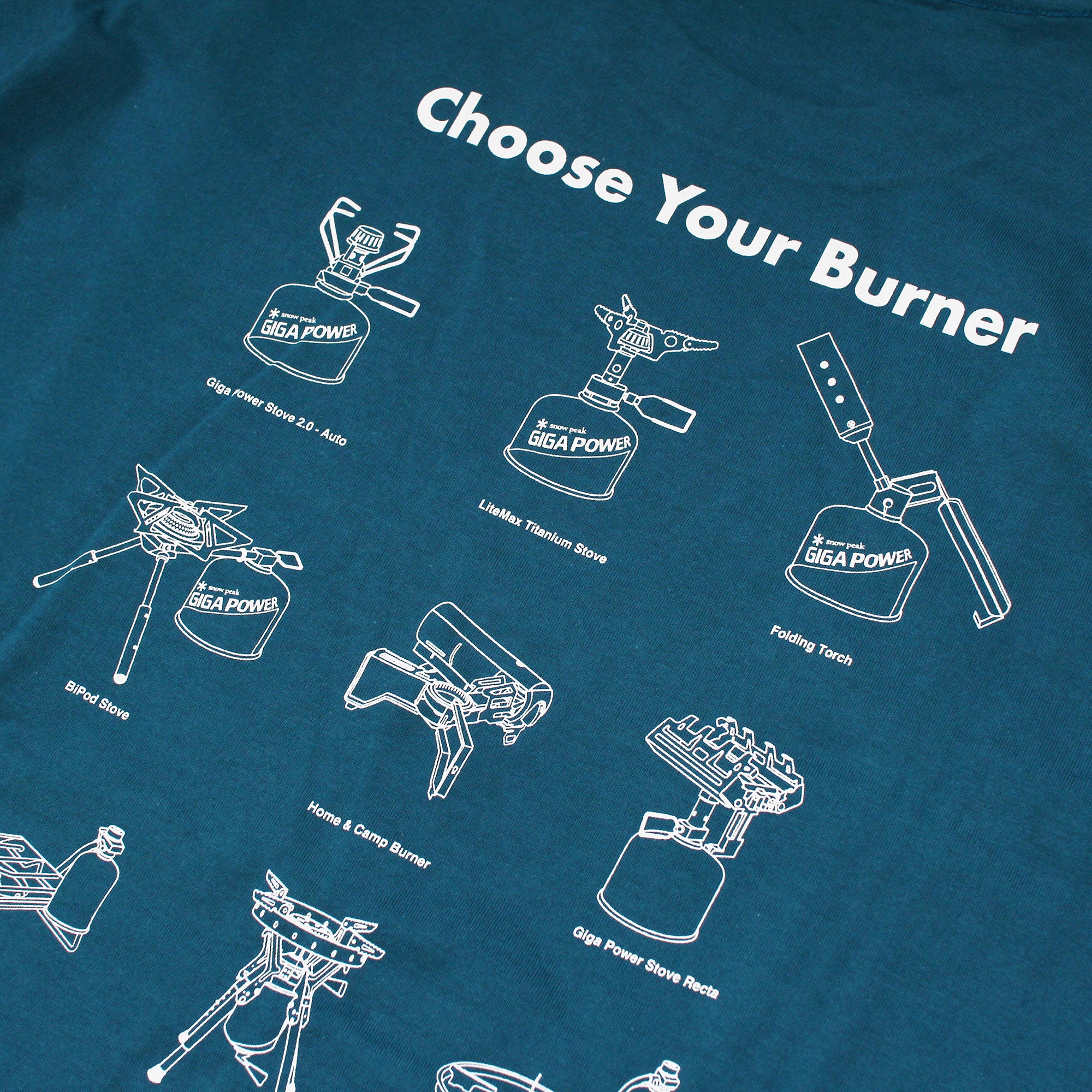 Choose Your Burner T Shirt - Snow Peak UK