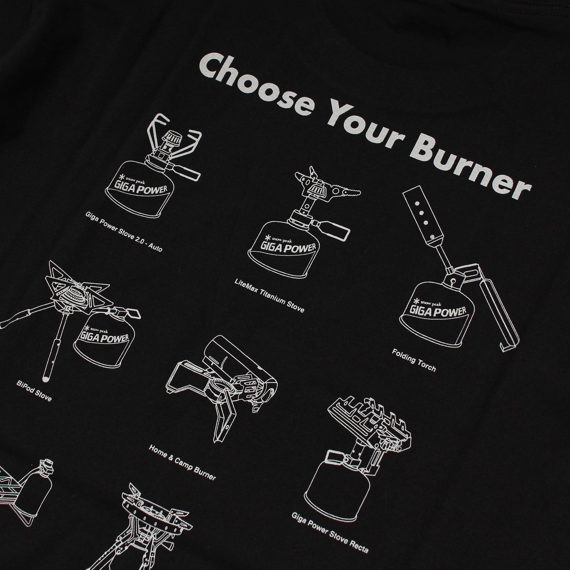 Choose Your Burner T Shirt - Snow Peak UK
