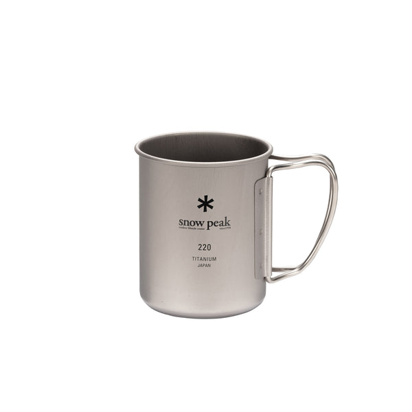 Titanium Single Wall Mugs 220ml MG-141 - Snow Peak UK