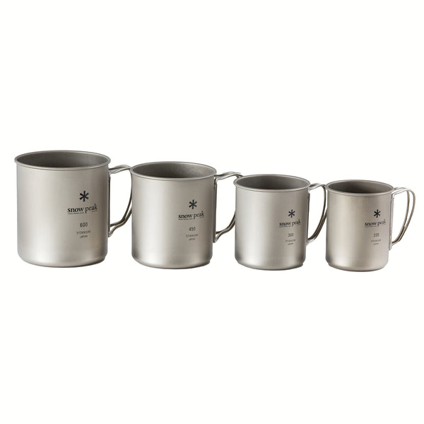 Titanium Single Wall Mugs   - Snow Peak UK