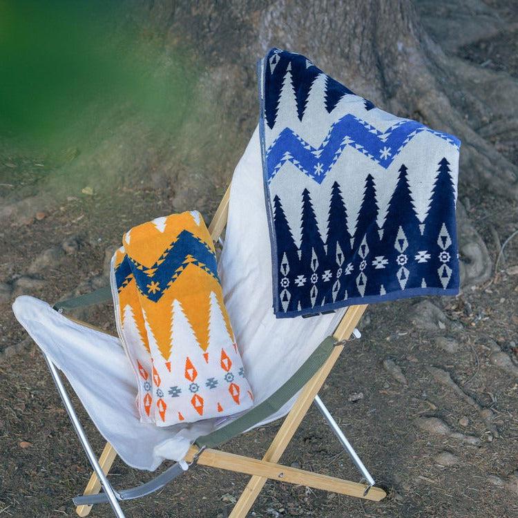 snow peak SP × Pendleton Towel Blanket One SI-PD-24SU002BK スノーピーク : Snow Peak Pendleton SP Towel Blanket, FOLIAGE : Sports \u0026  Outdoors