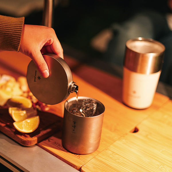 Titanium Curved Flask - Snow Peak UK