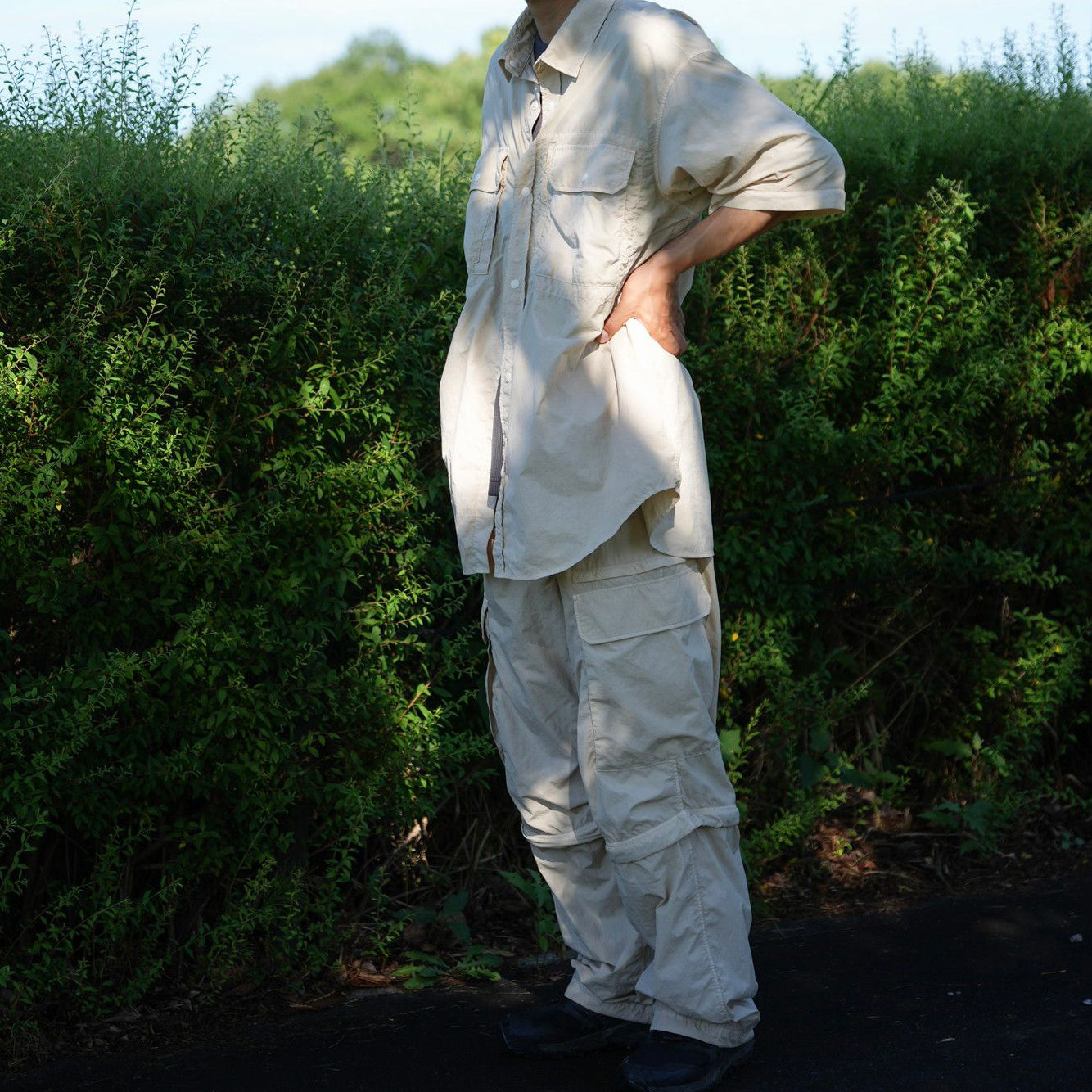 Garment Dyed Convertible Shirt - Snow Peak UK