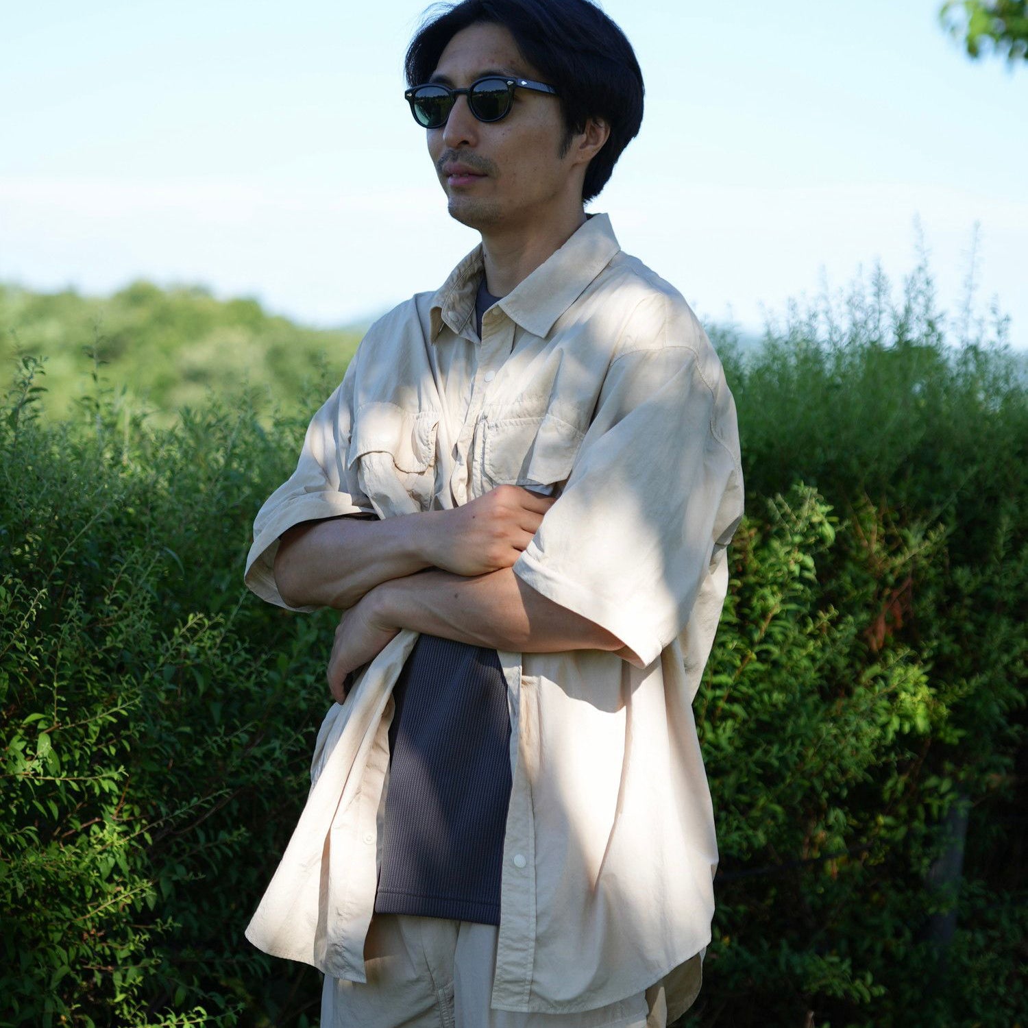 Garment Dyed Convertible Shirt - Snow Peak UK