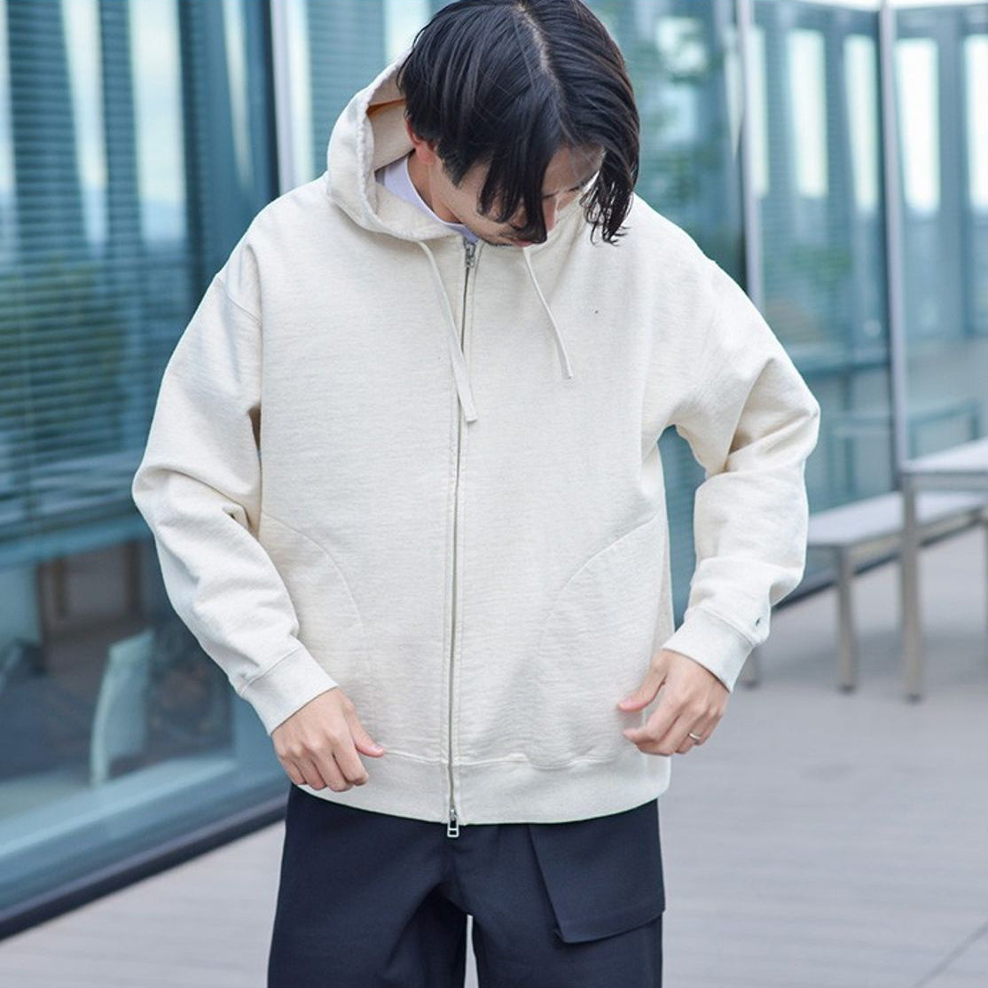 Recycled Cotton Zip Up Parka - Snow Peak UK