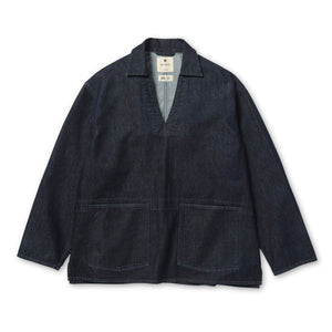 TAKIBI Denim Pullover Indigo 100261JK1002073 - Snow Peak UK