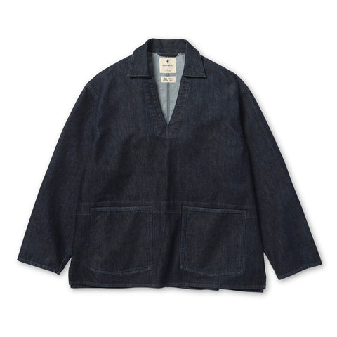 TAKIBI Denim Pullover Indigo 100261JK1002073 - Snow Peak UK