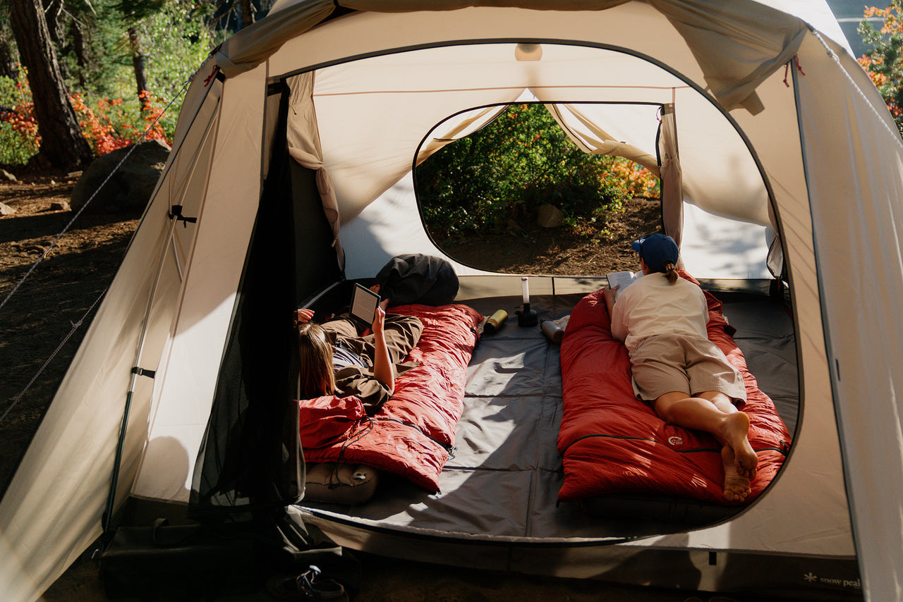 Plenty of space inside and you can stand up in the Alpha Breeze