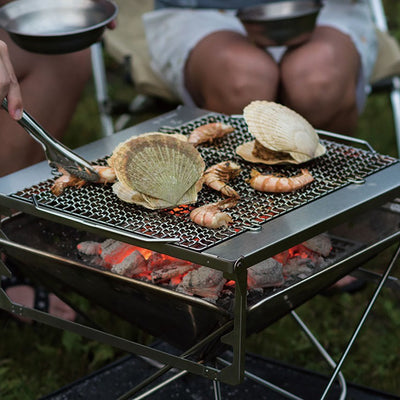 Firepit M Grill Set   - Snow Peak UK