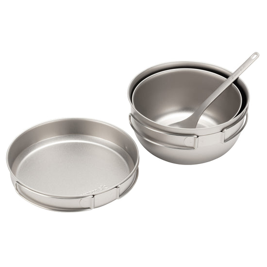 3 Piece Titanium Cookset   - Snow Peak UK
