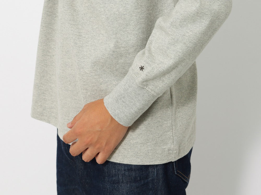 Recycled Cotton Long Sleeve T-Shirt   - Snow Peak UK