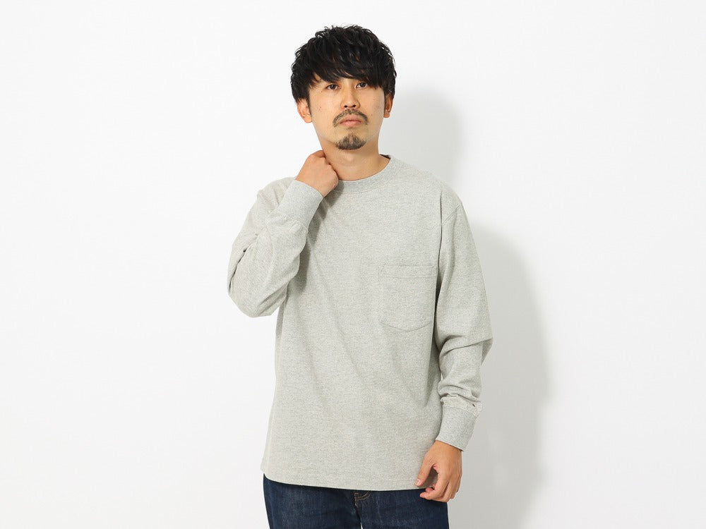 Recycled Cotton Long Sleeve T-Shirt   - Snow Peak UK