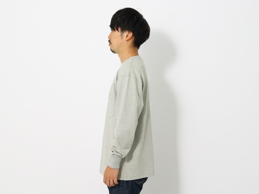 Recycled Cotton Long Sleeve T-Shirt   - Snow Peak UK