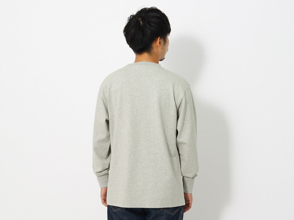 Recycled Cotton Long Sleeve T-Shirt   - Snow Peak UK