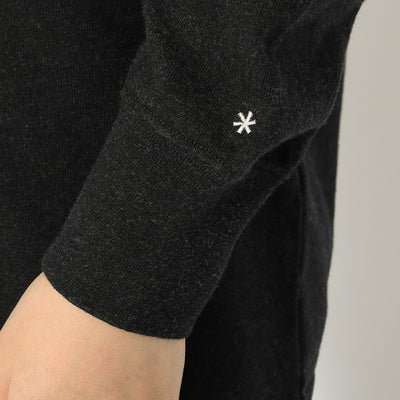 Recycled Cotton Mockneck Long Sleeve T-Shirt   - Snow Peak UK