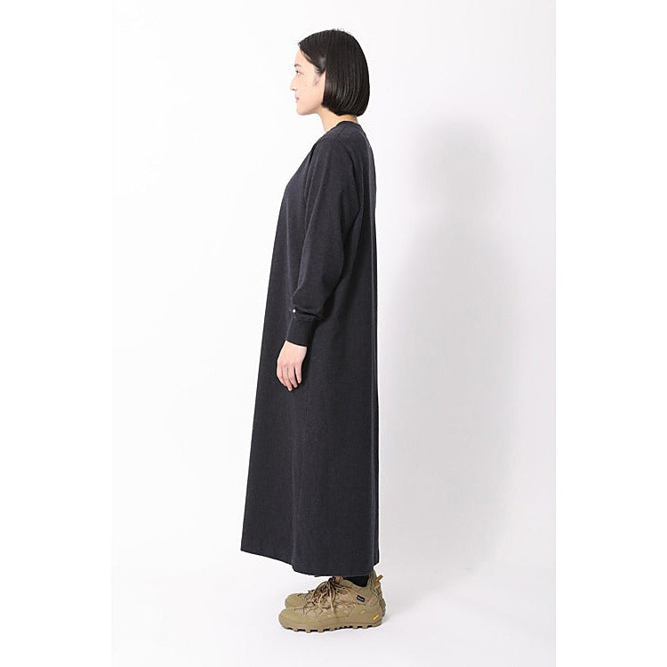 Recycled Cotton Long Sleeve Dress   - Snow Peak UK