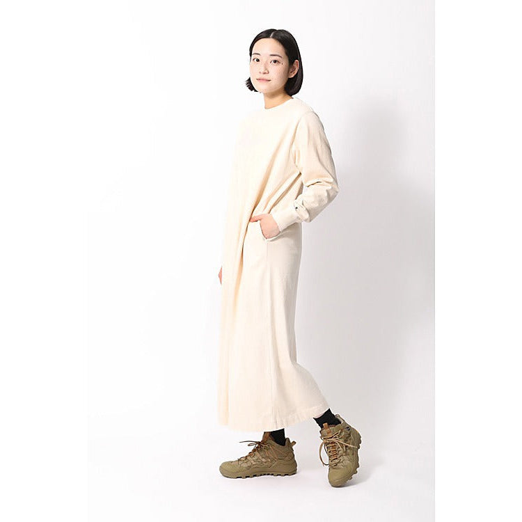 Recycled Cotton Long Sleeve Dress   - Snow Peak UK