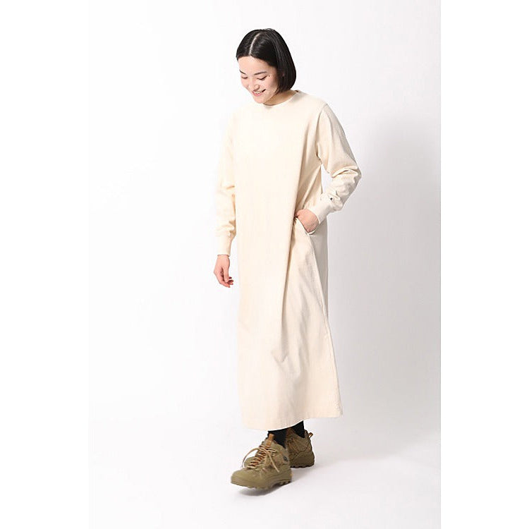 Recycled Cotton Long Sleeve Dress   - Snow Peak UK