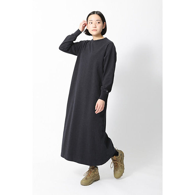 Recycled Cotton Long Sleeve Dress   - Snow Peak UK