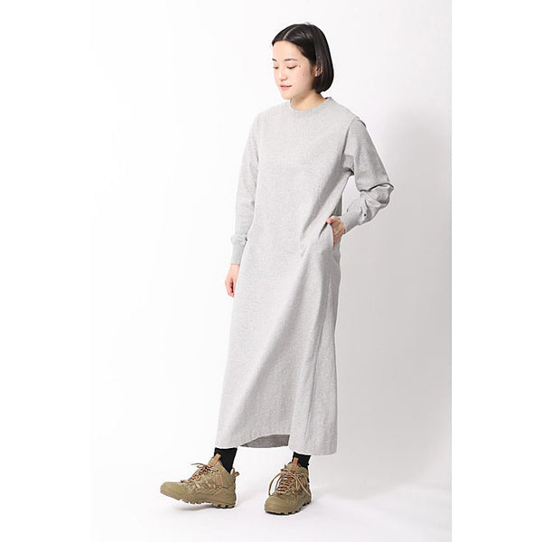 Recycled Cotton Long Sleeve Dress   - Snow Peak UK