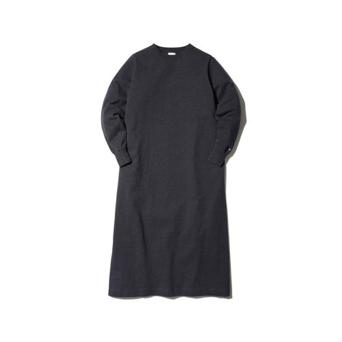 Recycled Cotton Long Sleeve Dress Black SW-22AW401R00BK - Snow Peak UK