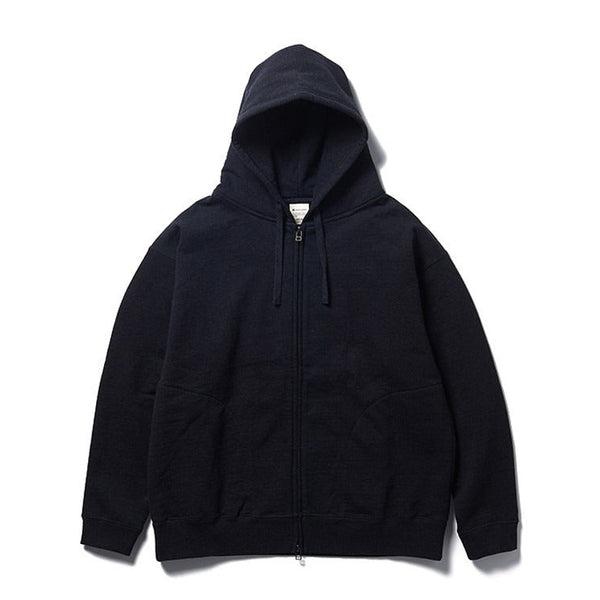 Recycled Cotton Zip Up Parka Black SW-25SU40202019 - Snow Peak UK