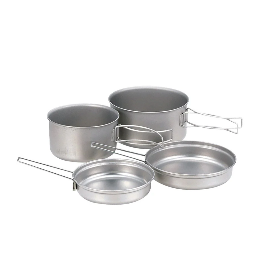 バーベキュー・調理用品 Titanium Multi Compact Cook Set Multi Compact Titanium Cookset – Snow Peak
